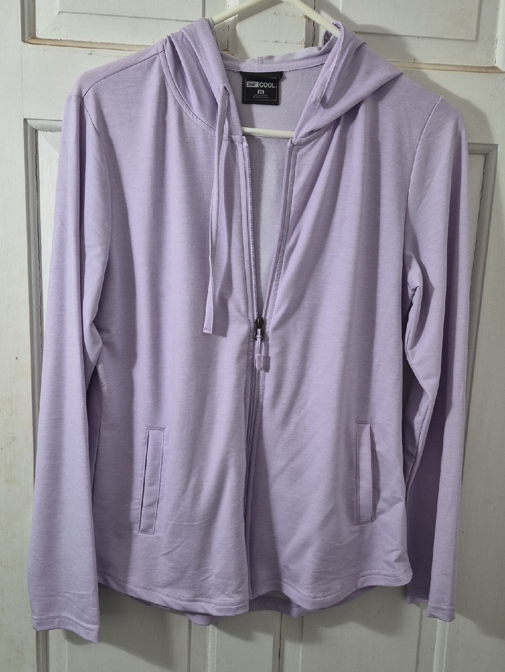 32° Cool Lavender Full-Zip Hooded Jacket - Picture 3 of 4